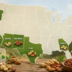 Top Tree Nut Producing States in the USA